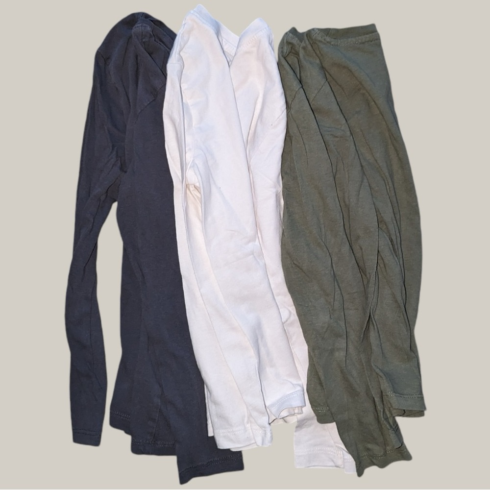 H&M essentials, long sleeve tees